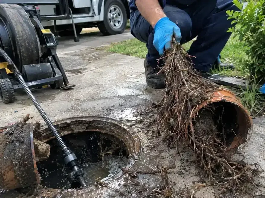 Sewer Line Tree Root Removal